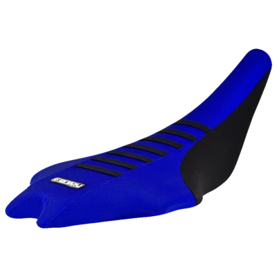 2009 - 2020 Yamaha YFZ 450R Seat Cover BLACK / BLUE / BLACK RIBBED QUAD #201 - Image 1 of 4