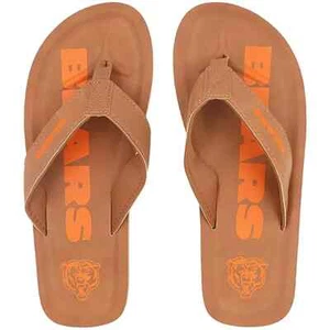 Mens Chicago Bears FOCO Color Pop Flip Flop Sandals size Small - Picture 1 of 1