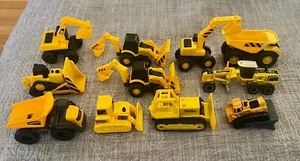 Cat Little Machines Construction Toys Excavator, Bulldozer, Loader Ets.Lot Of 10 - Picture 1 of 4