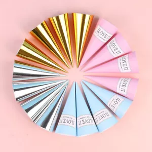 100Pcs Ice Cream Cone Paper Holder Disposable DIY Ice Cream Cup Paper packaging - Picture 1 of 17