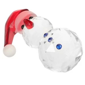 Schneemann-Puppendekoration, Kristall-Bücherregal, Schneemann, Sammlerstück, - Bild 1 von 12