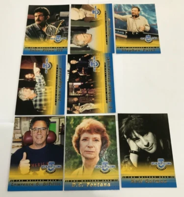 1999 Babylon 5 Profiles Trading Card THE DIRECTORS CHAIR +WRITER'S DESK Full set - Image 1 of 3