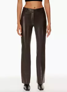 Brand New Aritzia Cabaret Pant Vegan leather high-waisted flared pants Size 4 - Picture 1 of 8