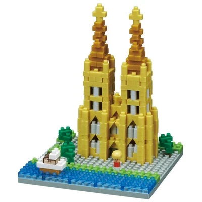 Nanoblock Cologne Cathedral NBH_140 - Image 1 of 4