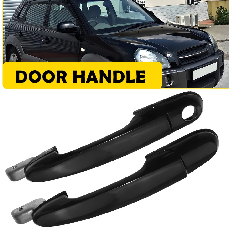 Подходит для Hyundai Tucson 2005-2009 годов выпуска внешняя наружная дверная ручка передняя задняя правая 2X - Изображение 1 из 4