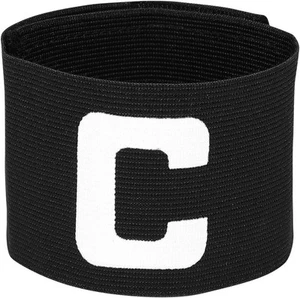 BESPORTBLE Soccer Captain Armband, Elastic C-Arm Band 1PCS, Black  - Photo 1 sur 9