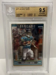 2006 Topps Chrome Maurice Jones-Drew Rookie BGS 9.5 - Picture 1 of 5
