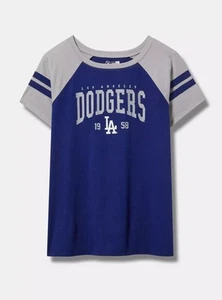 Camisa de béisbol Torrid Los Angeles Dodgers azul marino nueva con etiquetas 5X - Imagen 1 de 9