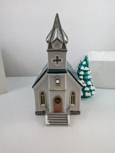 Iglesia Catedral de Todos los Santos Snow Village 50709 Dept 56 Original De Colección 1986 Retirada - Imagen 1 de 9