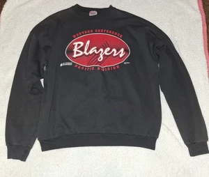 Vintage 90s Hanes Portland Blazers Basketball Sweatshirt Herren XXL Western Pacific  - Bild 1 von 11