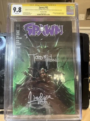 Spawn #285 CGC 9.8 SS Convention Edition MegaCon 2x Sig Mattina Todd McFarlane - Image 1 of 4