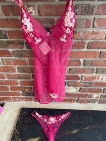 Malizia by La Perla Elizabeth Chemise and Thong Set NWT