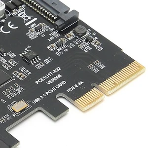 Usb 3.1 Pci‑E Card C Internal Expansion Board Type‑C Type‑A Gen2 For Win7/ BAJ - Picture 1 of 22