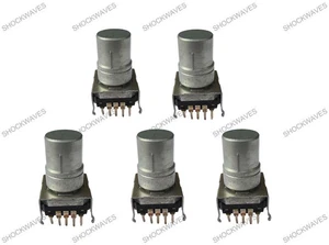 Rotary Impulse Shaft Encoder Push Button Switch x5 Pack - Picture 1 of 1