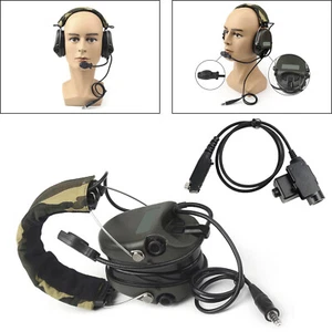 For STP8000 STP8030 STP8035 6-Pin PTT H60 Sound Pickup Noise Reduction Headset - Zdjęcie 1 z 16