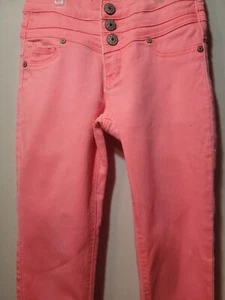 Girls RUE21 freedom Flex Pink High Waist Jeggins Sz 1/2R 24x28 - Picture 1 of 6
