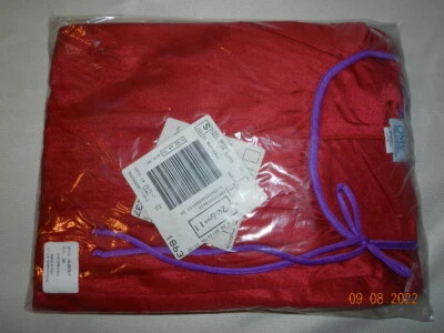 Only Necessities Women's Plus Silky 2-Piece Pj Set Pajamas 3X Purple/RED Hat - Image 1 of 2