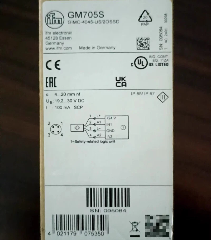 1pc New IFM GM705S Sensor - Image 1 of 1