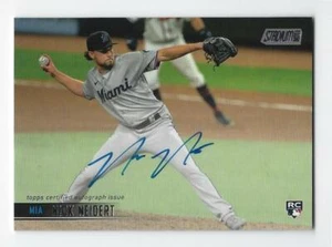 Topps Stadium Club 2021 #SCBA-NN Nick Neidert RC Auto ~ Miami Marlins - Imagen 1 de 2