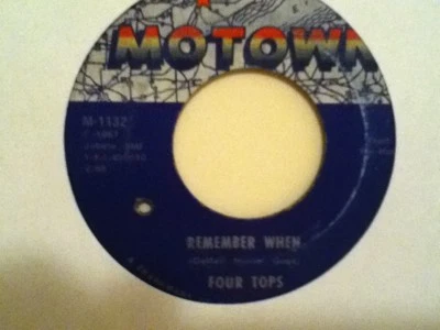  THE  FOUR  TOPS  7"  VINYL  SINGLE ,    I,M IN A DIFFERENT  WORLD - Image 1 of 2