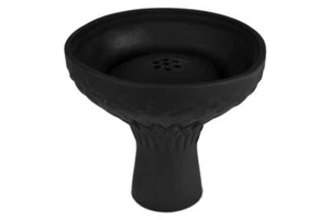 Shisha Kopf aus Silikon Tabakkopf für Wasserpfeife 7-Loch Silikonkopf XL schwarz - Bild 1 von 6