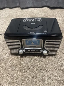  CROSLEY COSAIR CR612-BK DIGITAL DUAL ALARM CLOCK/CD PLAYER/AM/FM RADIO - BLACK - Picture 1 of 8