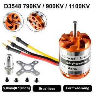 D3548 790/900/1100KV 5.0mm Brushless Outrunner Motor For RC Airplane Aircraft - Picture 1 of 17