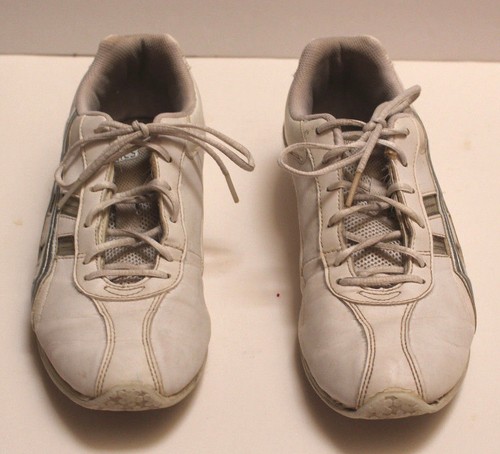 Scarpe da cheerleader bianche ASICS taglia US 8 Q261Y