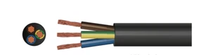 Schwarz Gummi Flex 1,5 mm 3-adrig 3183TRS (HO5RR-F) Rund Flexibel Kabel Draht 100 m - Bild 1 von 2