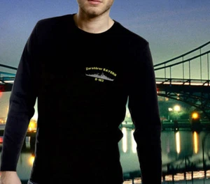 Marine D 183 Zerstörer Bayern, D183, D-183 gestickt,Shirt,Polo,Hoody bis 6XL - Picture 1 of 22