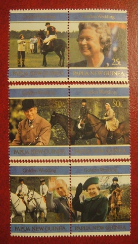 PNG 1997. Golden Wedding Anniversary. MUH Set Cover