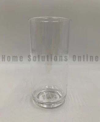 Pottery Barn Classic Acrylic Highball Glass Set S/6 Clear 6.25" H #U109 - Image 1 of 2