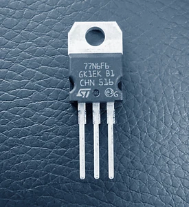 5Pcs STP77N6F6 77N6F6 STM N-Ch Power MOSFET 60V 77A 7mOhm 80W TO-220 - Picture 1 of 3