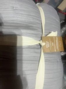 West Elm Stella quilt twin Platinum  New - Picture 1 of 2