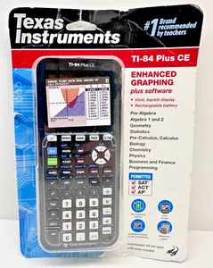 Texas Instruments TI-84 Plus CE Graphing Calculator, Black SHIPS NOW🔥 - Picture 1 of 3