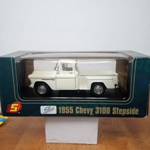 VINTAGE Superior 1955 Chevy 3100 Stepside calibro pesante pressofuso NUOVO NOS NUOVO CON SCATOLA - Foto 1 di 11
