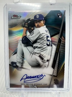 2020 TOPPS FINEST Andres Munoz REFRACTOR RC AUTO #FA-AMU San Diego Padres - Image 1 of 2