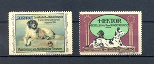 ALEMANIA 2x PÓSTER VIÑETA -1913 - EXPOSICIÓN PERRO - PERRO - */** --F/EN MUY BUEN ESTADO - Imagen 1 de 1