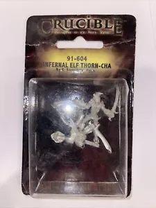 Ral Partha Crucible 28mm Infernal Elf Thorn-Cha Pack New - Picture 1 of 4