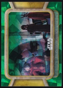2024 Topps Chrome Star Wars Sapphire Green The Queens Disapproval /99 - Bild 1 von 2