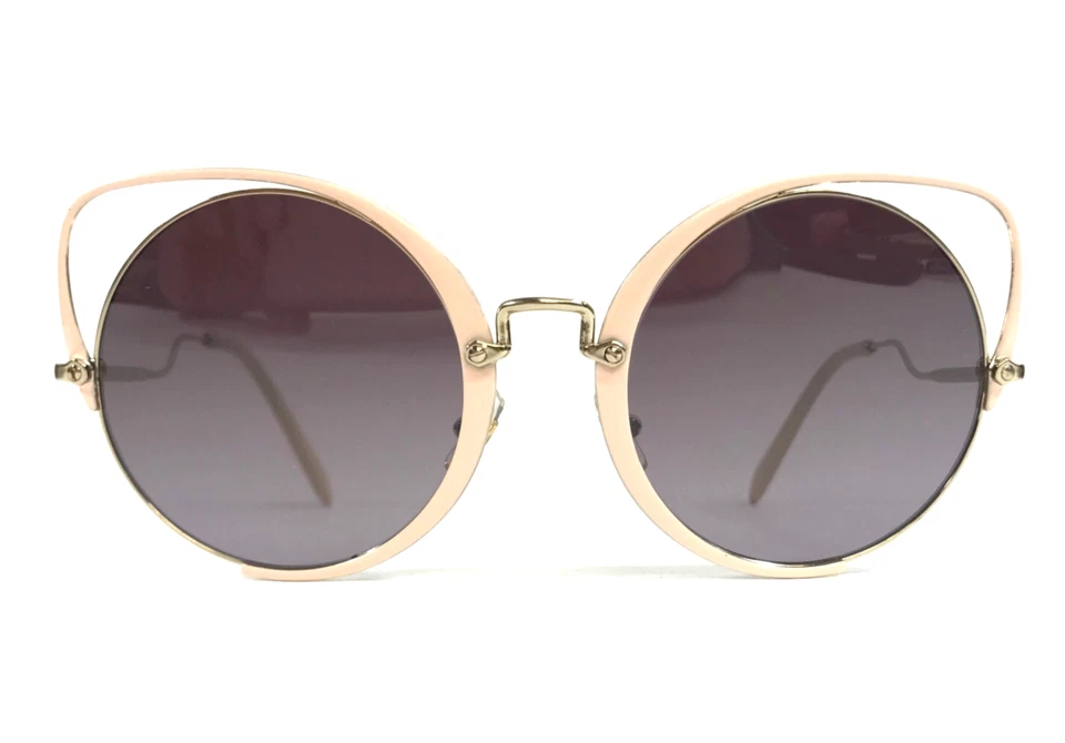 Gafas de sol Miu Miu SMU51T 4UD-085 rosa claro dorado ojo de gato con lentes púrpura claro Foto 1 de 4