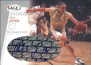 2001 SAGE Autographs Silver #A24 Alvin Jones /280