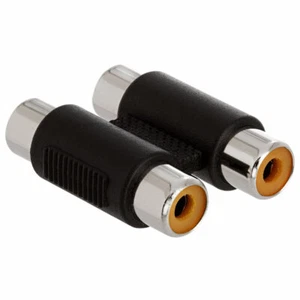 2-Rca Jacks To 2-Rca Jacks Coupler 250-N - Picture 1 of 1