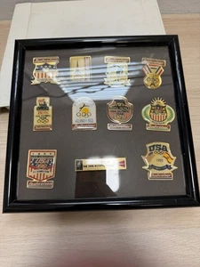 Vintage Budweiser 1996 Atlanta Olympic Games Proud Sponsor 10 Commerative Pins - Bild 1 von 17