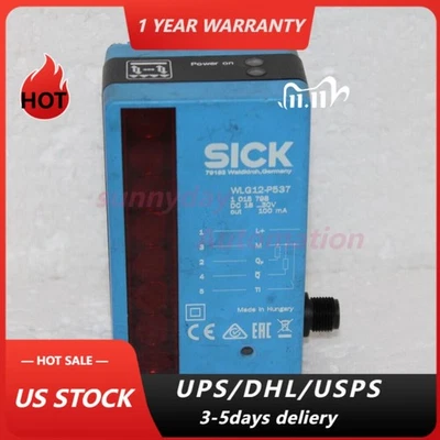 SICK WLG12-P537 Photoelectric Retro-Reflective Sensor Part No.: 1015798 - Image 1 of 4