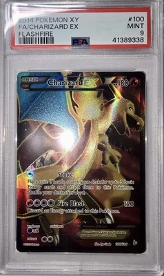 2014 Pokemon XY Flashfire Charizard EX #100/106 PSA 9 - Image 1 of 2