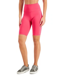 Pantalones cortos de bicicleta ID Ideology de compresión de tiro alto de 10" para mujer, regulares y pequeños, cre - Imagen 1 de 3
