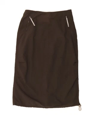 MURPHY & NYE Womens Midi Skirt W30 Medium Brown Polyester AJ01 - Image 1 of 3