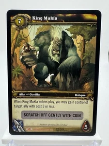 World of Warcraft TCG King Mukla Unused Loot Card (Bananas Pet) - Picture 1 of 1
