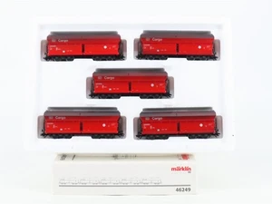 HO Scale Marklin 46249 DB "Large Power Plant" Cargo 5-Car Hopper Set - Weathered - Picture 1 of 12